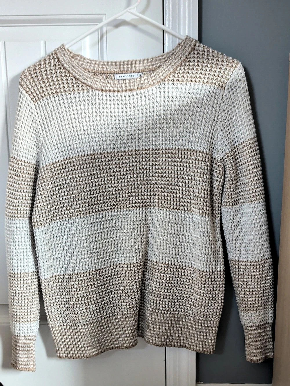 Staccato Color Block Sweater Size Medium Like New